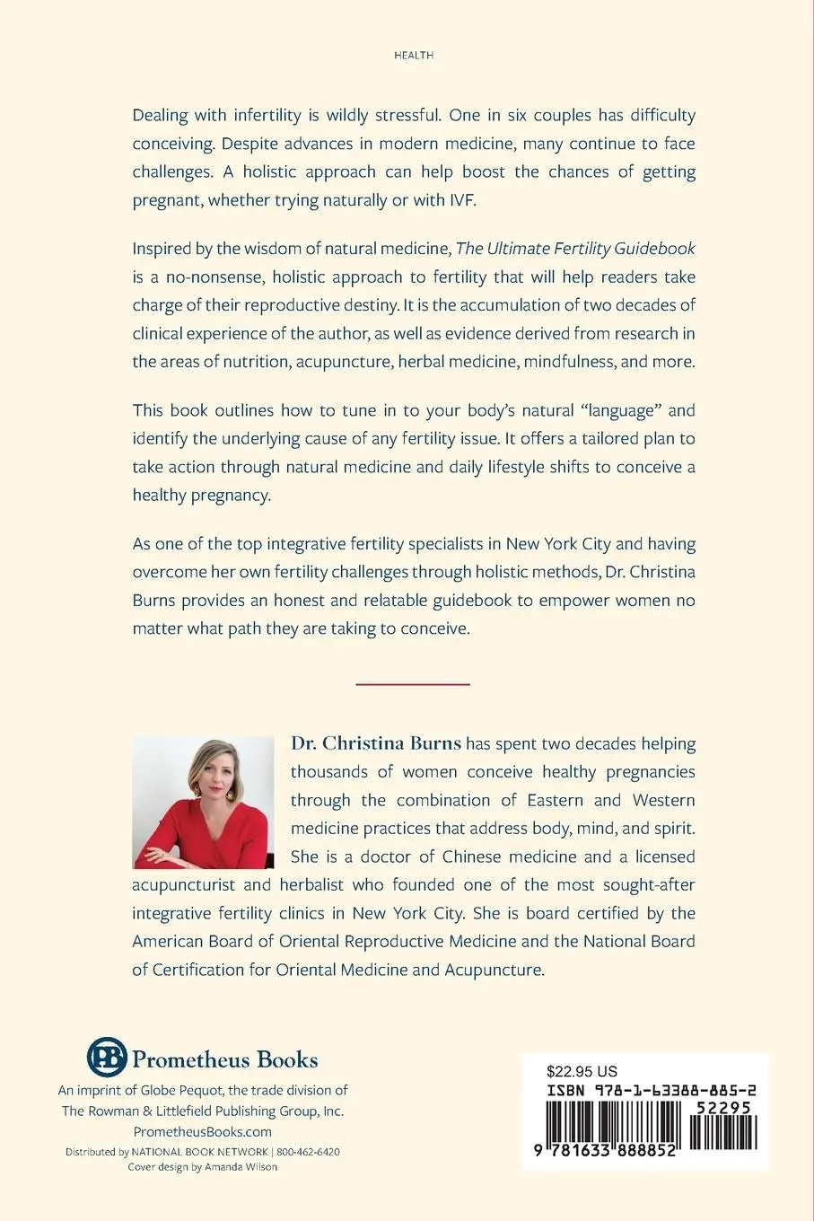 Rückseite: 9781633888852 | The Ultimate Fertility Guidebook | Christina Burns | Taschenbuch