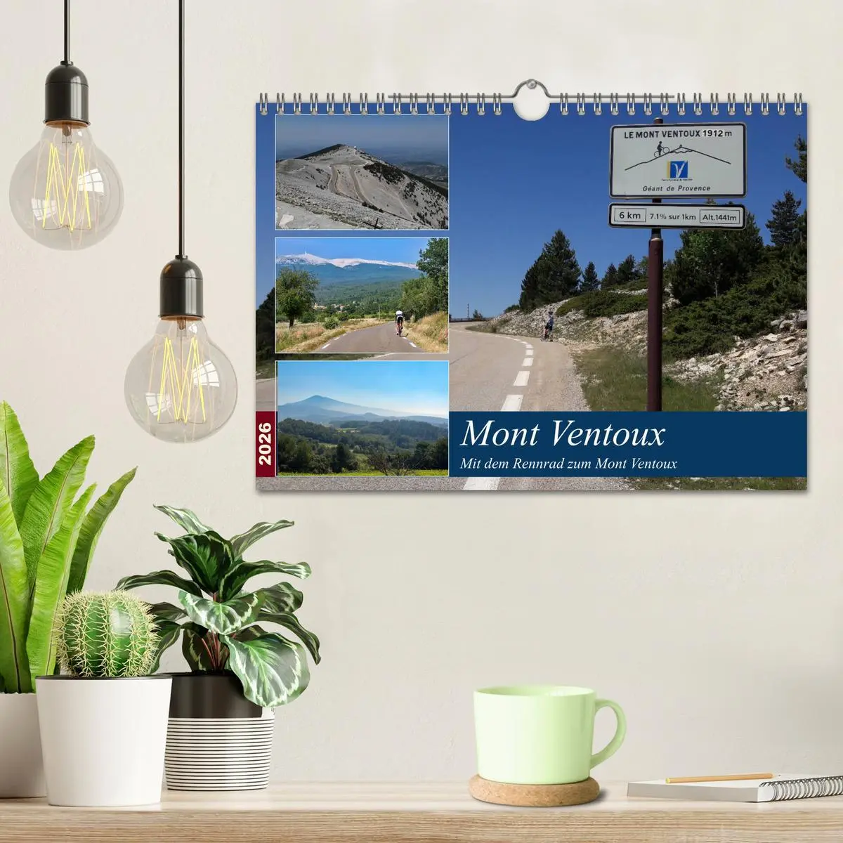 Bild: 9783457848852 | Mit dem Rennrad zum Mont Ventoux (Wandkalender 2026 DIN A4 quer),...