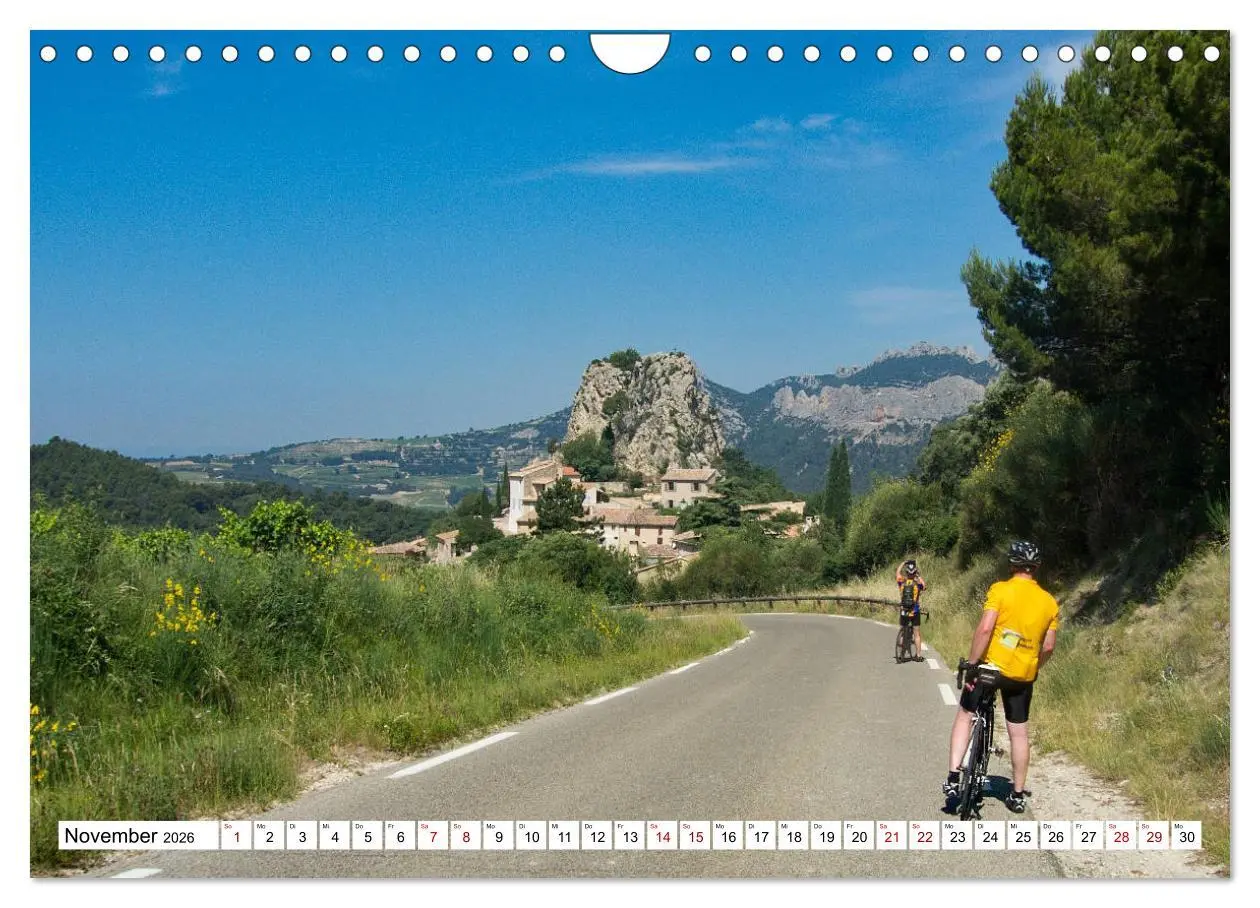 Bild: 9783457848852 | Mit dem Rennrad zum Mont Ventoux (Wandkalender 2026 DIN A4 quer),...
