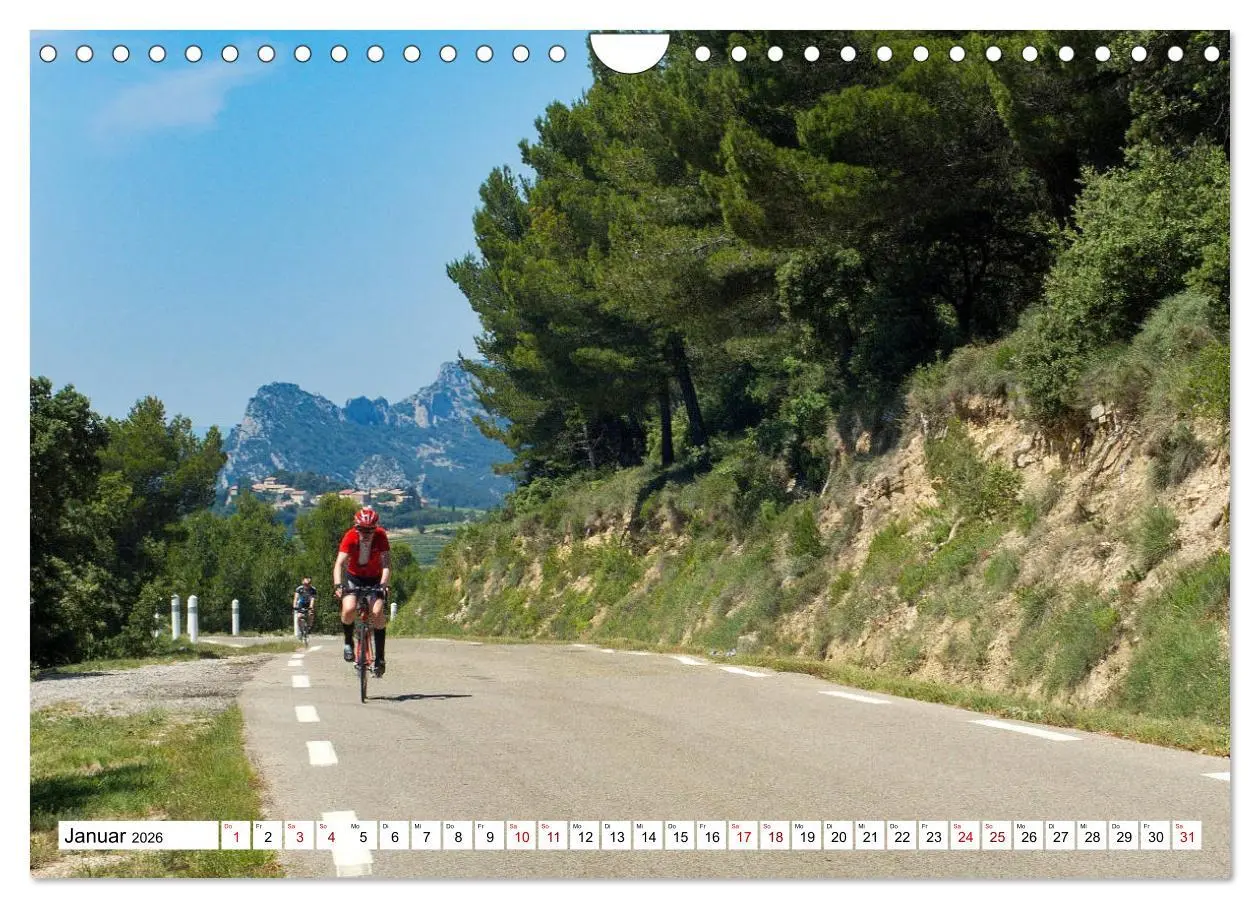 Bild: 9783457848852 | Mit dem Rennrad zum Mont Ventoux (Wandkalender 2026 DIN A4 quer),...