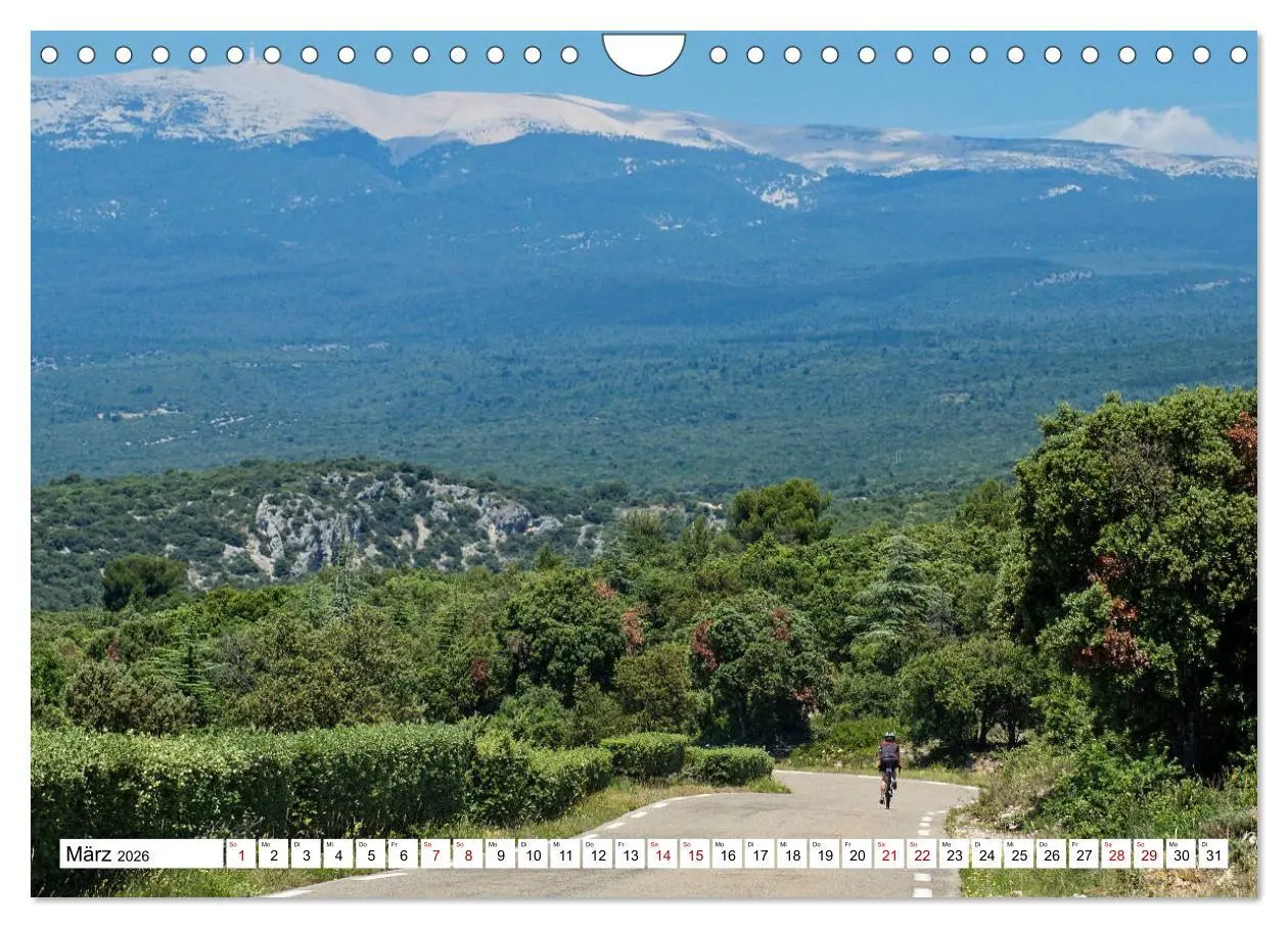 Bild: 9783457848852 | Mit dem Rennrad zum Mont Ventoux (Wandkalender 2026 DIN A4 quer),...