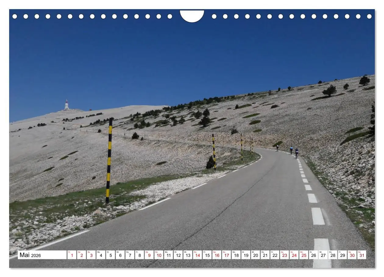 Bild: 9783457848852 | Mit dem Rennrad zum Mont Ventoux (Wandkalender 2026 DIN A4 quer),...