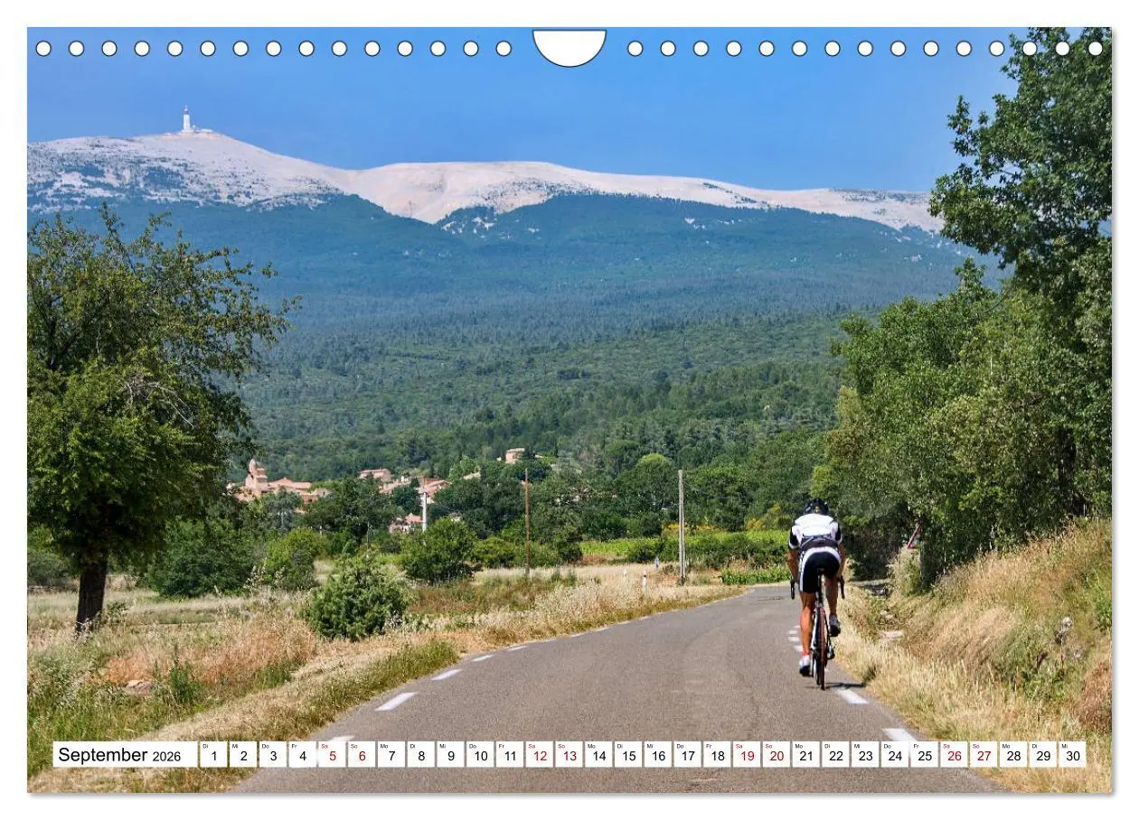 Bild: 9783457848852 | Mit dem Rennrad zum Mont Ventoux (Wandkalender 2026 DIN A4 quer),...