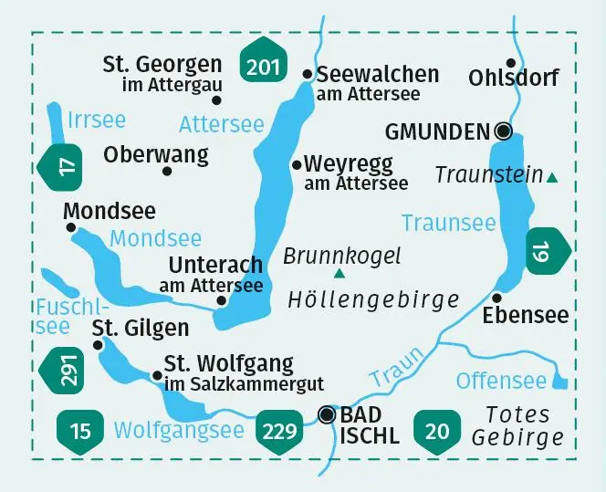 Bild: 9783991218852 | KOMPASS Wanderkarte 18 Nördliches Salzkammergut, Wolfgangsee,...