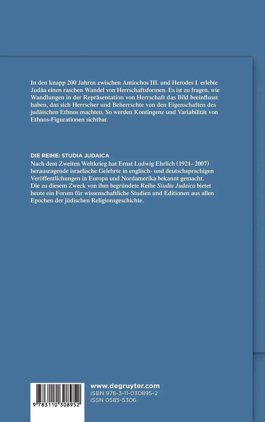 Rückseite: 9783110308952 | Ethnos und Herrschaft | Benedikt Eckhardt | Buch | IX | Deutsch | 2013