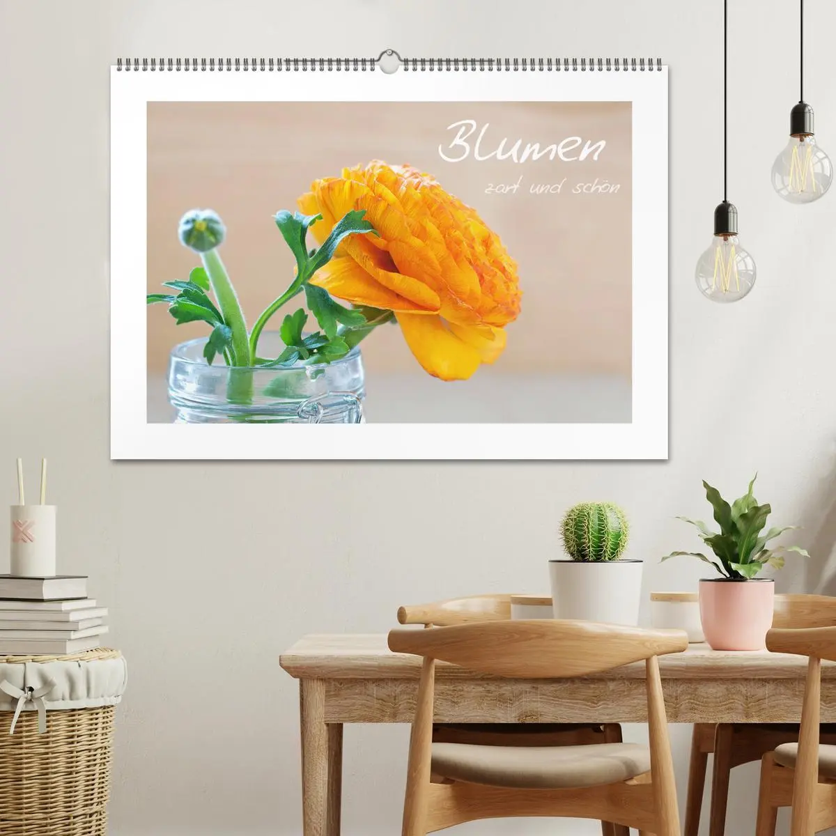 Bild: 9783457908952 | Blumen zart und schön (Wandkalender 2026 DIN A2 quer), CALVENDO...