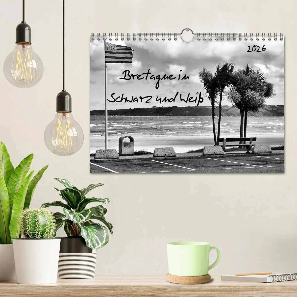 Bild: 9783516098952 | Bretagne in Schwarz und Weiß 2026 (Wandkalender 2026 DIN A4 quer),...