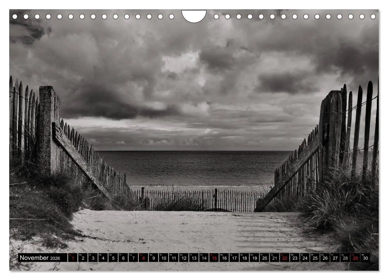 Bild: 9783516098952 | Bretagne in Schwarz und Weiß 2026 (Wandkalender 2026 DIN A4 quer),...