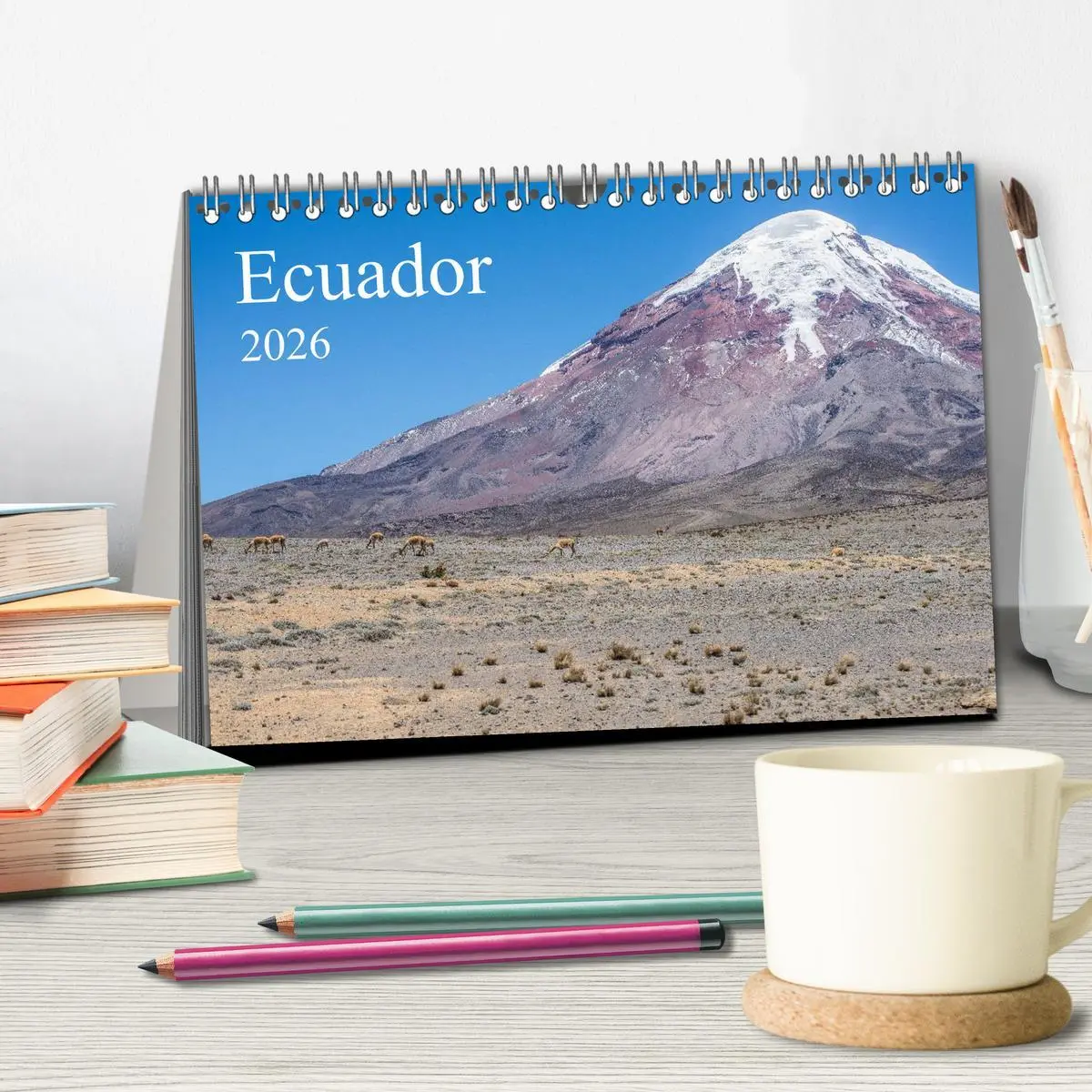 Bild: 9783516168952 | Ecuador (Tischkalender 2026 DIN A5 quer), CALVENDO Monatskalender