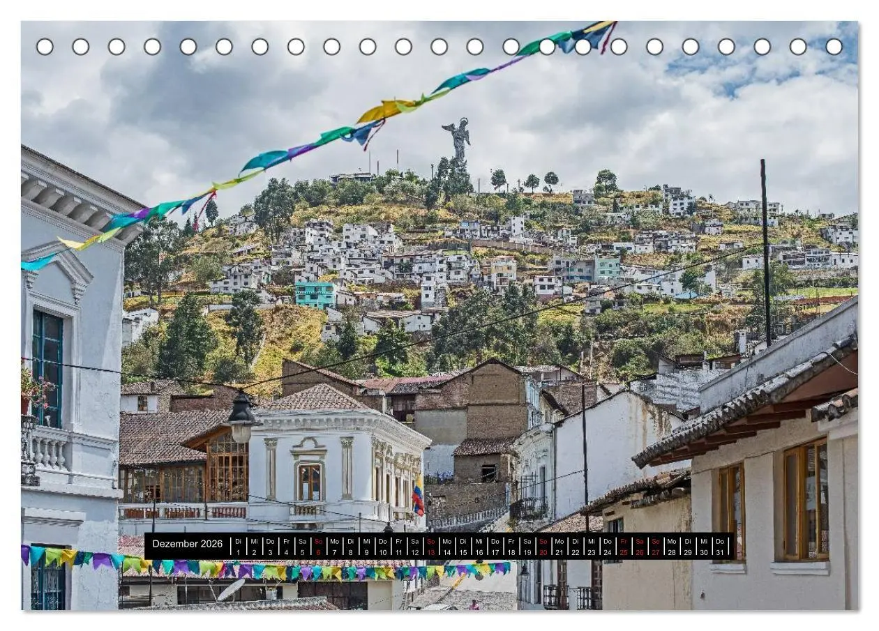 Bild: 9783516168952 | Ecuador (Tischkalender 2026 DIN A5 quer), CALVENDO Monatskalender