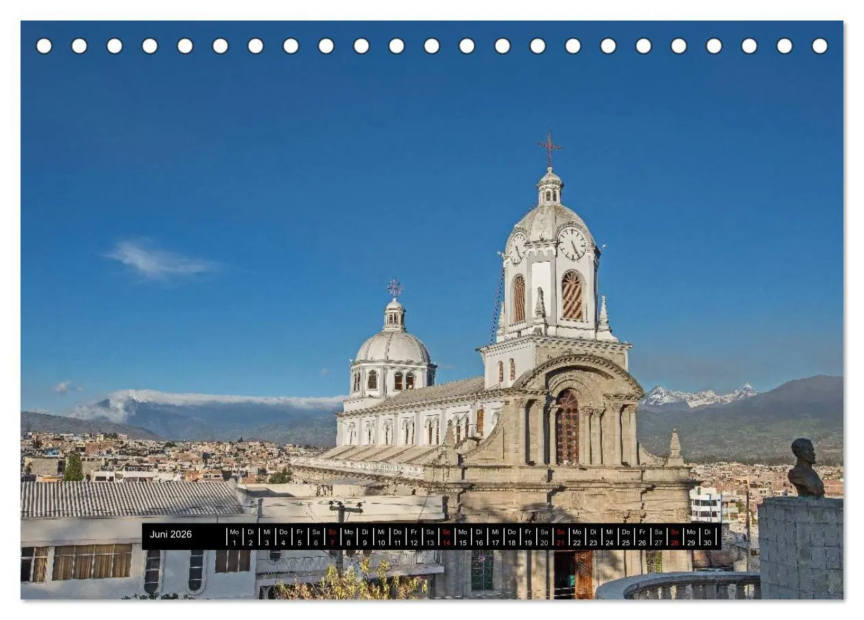 Bild: 9783516168952 | Ecuador (Tischkalender 2026 DIN A5 quer), CALVENDO Monatskalender