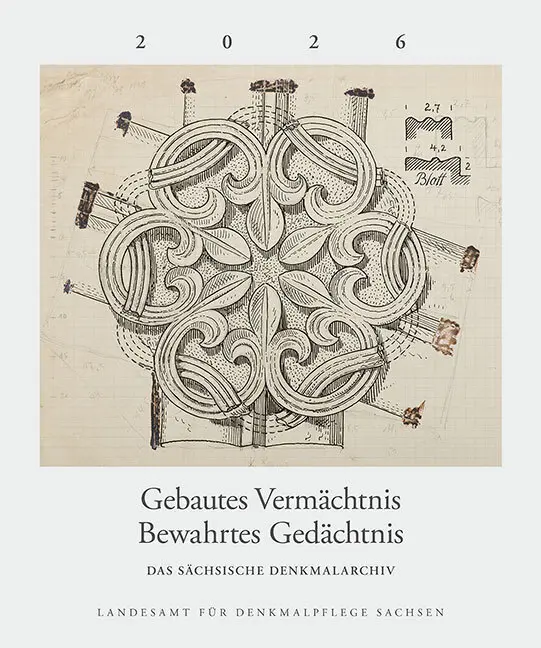Cover: 9783954988952 | Gebautes Vermächtnis. Bewahrtes Gedächtnis | Sachsen | Kalender | 2026