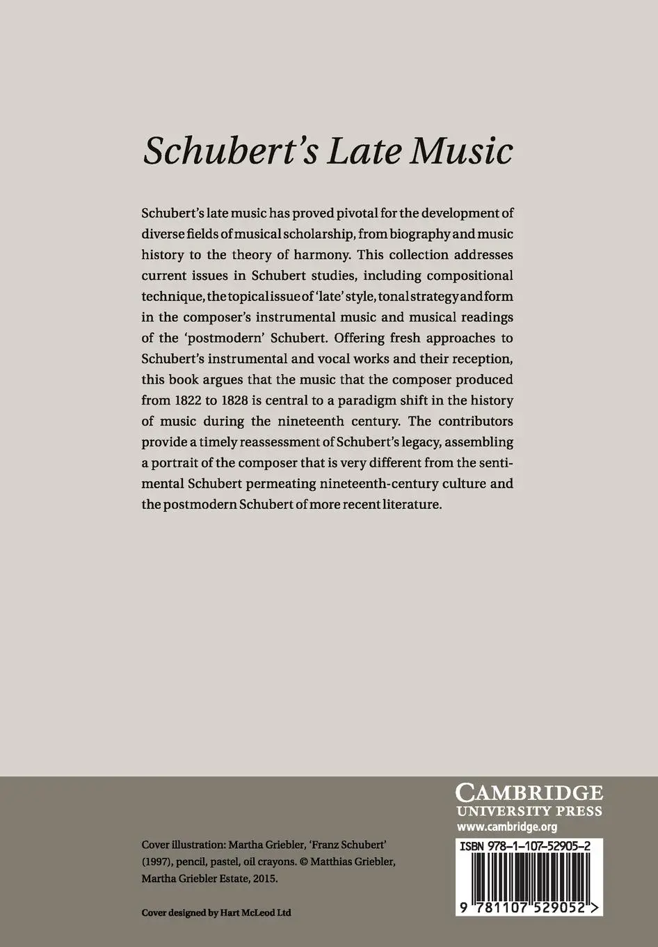 Rückseite: 9781107529052 | Schubert's Late Music | Lorraine Byrne Bodley (u. a.) | Taschenbuch