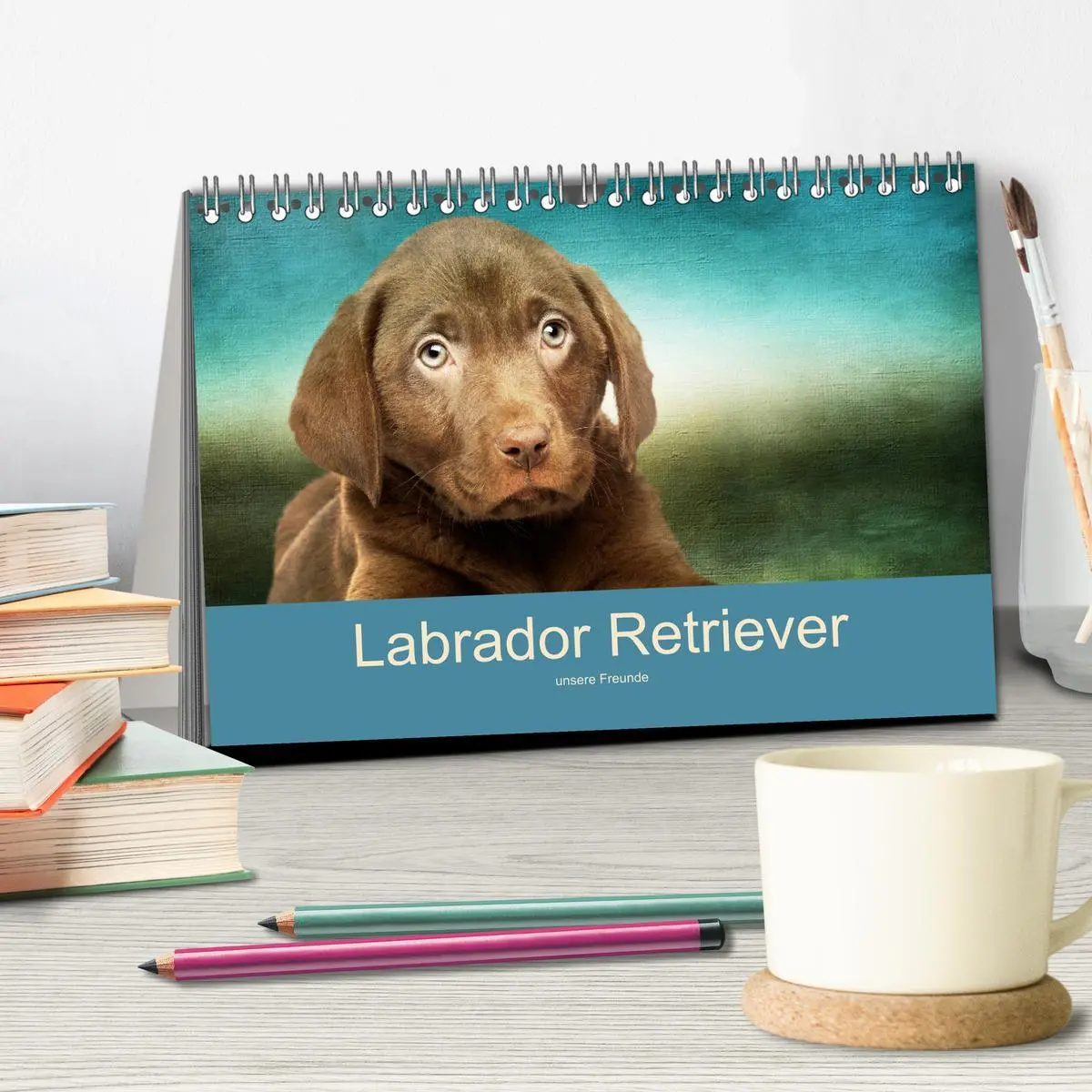 Bild: 9783457729052 | Labrador Retriever unsere Freunde (Tischkalender 2026 DIN A5 quer),...