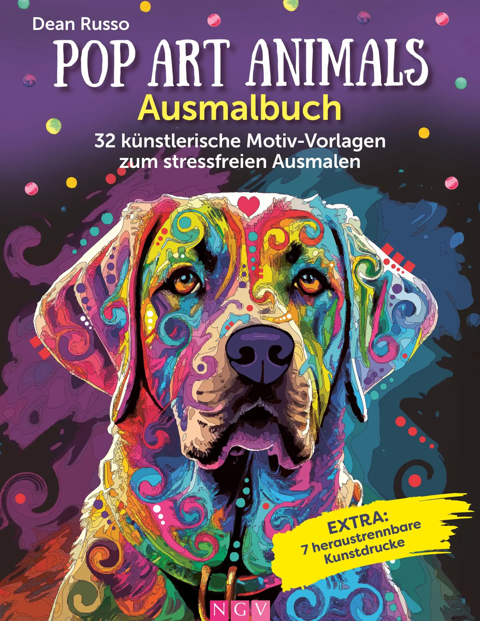 Cover: 9783625199052 | Pop Art Animals - Ausmalbuch | Dean Russo | Taschenbuch | 96 S. | 2026