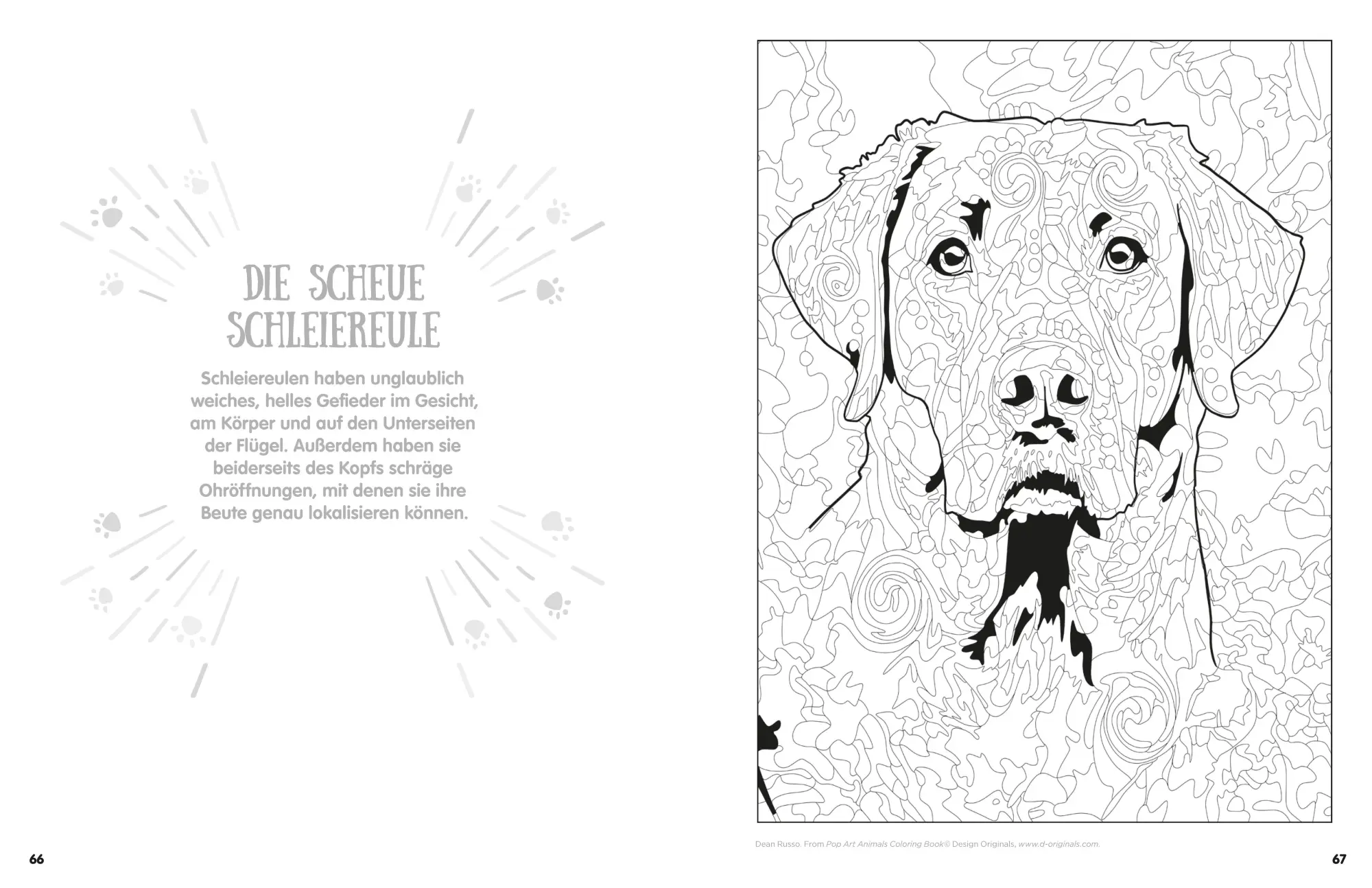 Bild: 9783625199052 | Pop Art Animals - Ausmalbuch | Dean Russo | Taschenbuch | 96 S. | 2026