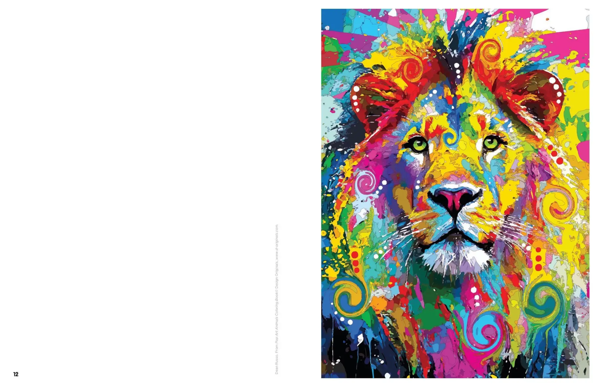 Bild: 9783625199052 | Pop Art Animals - Ausmalbuch | Dean Russo | Taschenbuch | 96 S. | 2026