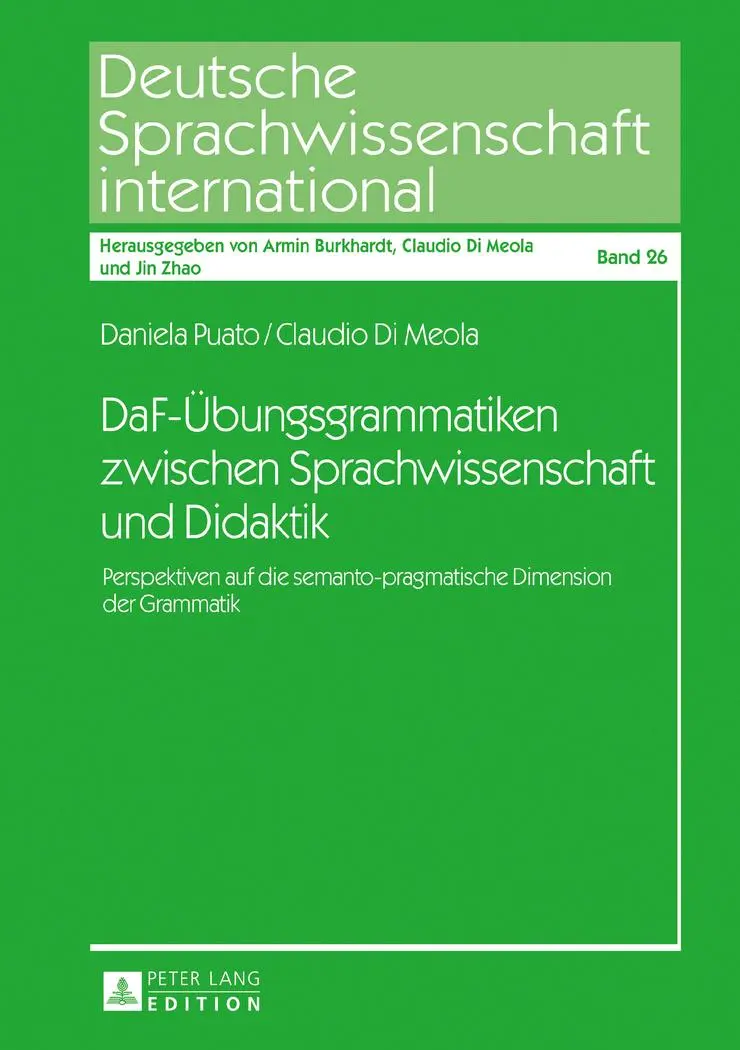 Cover: 9783631729052 | DaF-Übungsgrammatiken zwischen Sprachwissenschaft und Didaktik | Buch