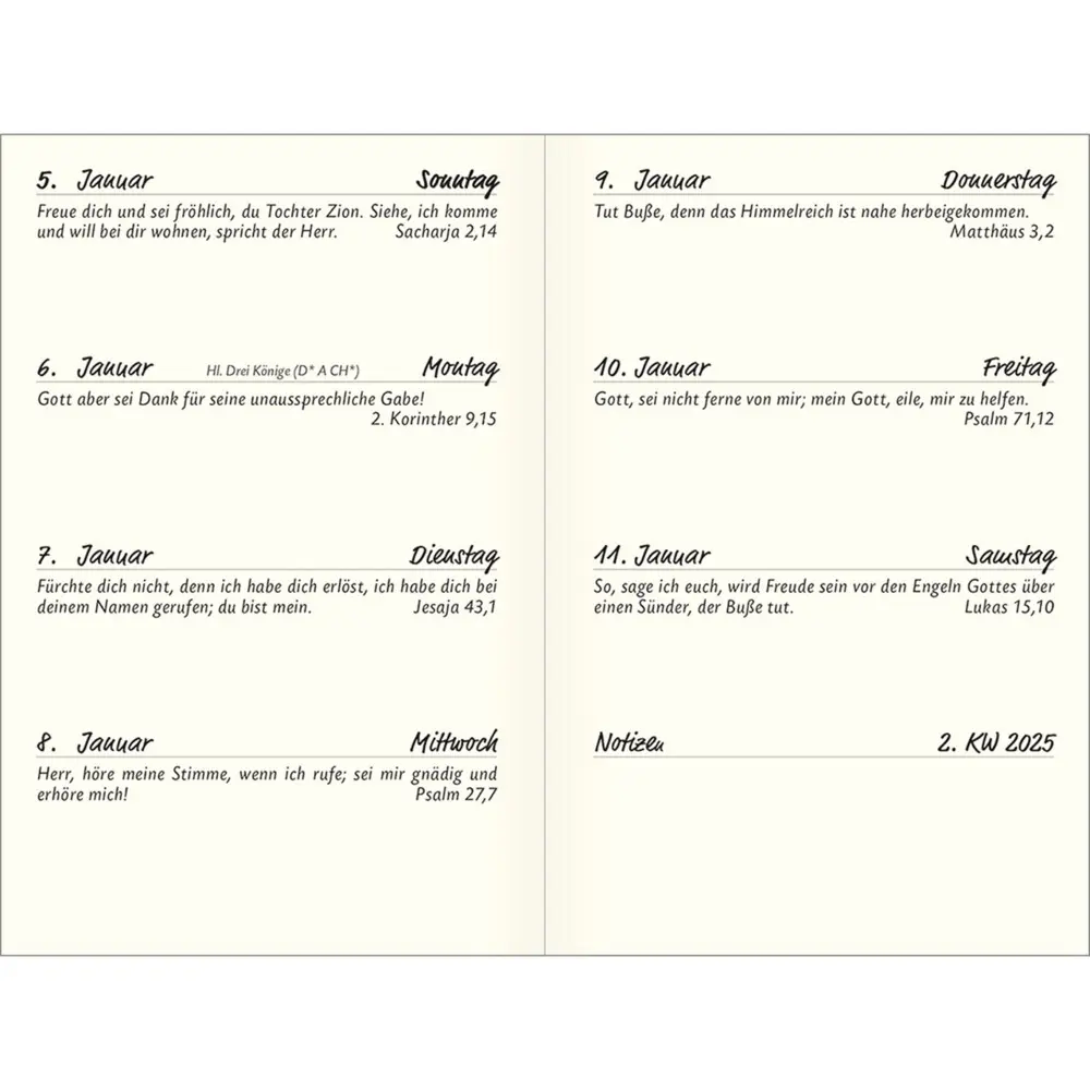 Bild: 9783754899052 | Jahreslosung 2025 | Kawohl Notice | Kalender | Deutsch | 2025 | Kawohl