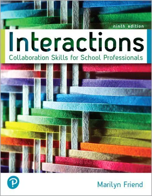 Cover: 9780136709152 | Interactions: Collaboration Skills for School Professionals | Friend