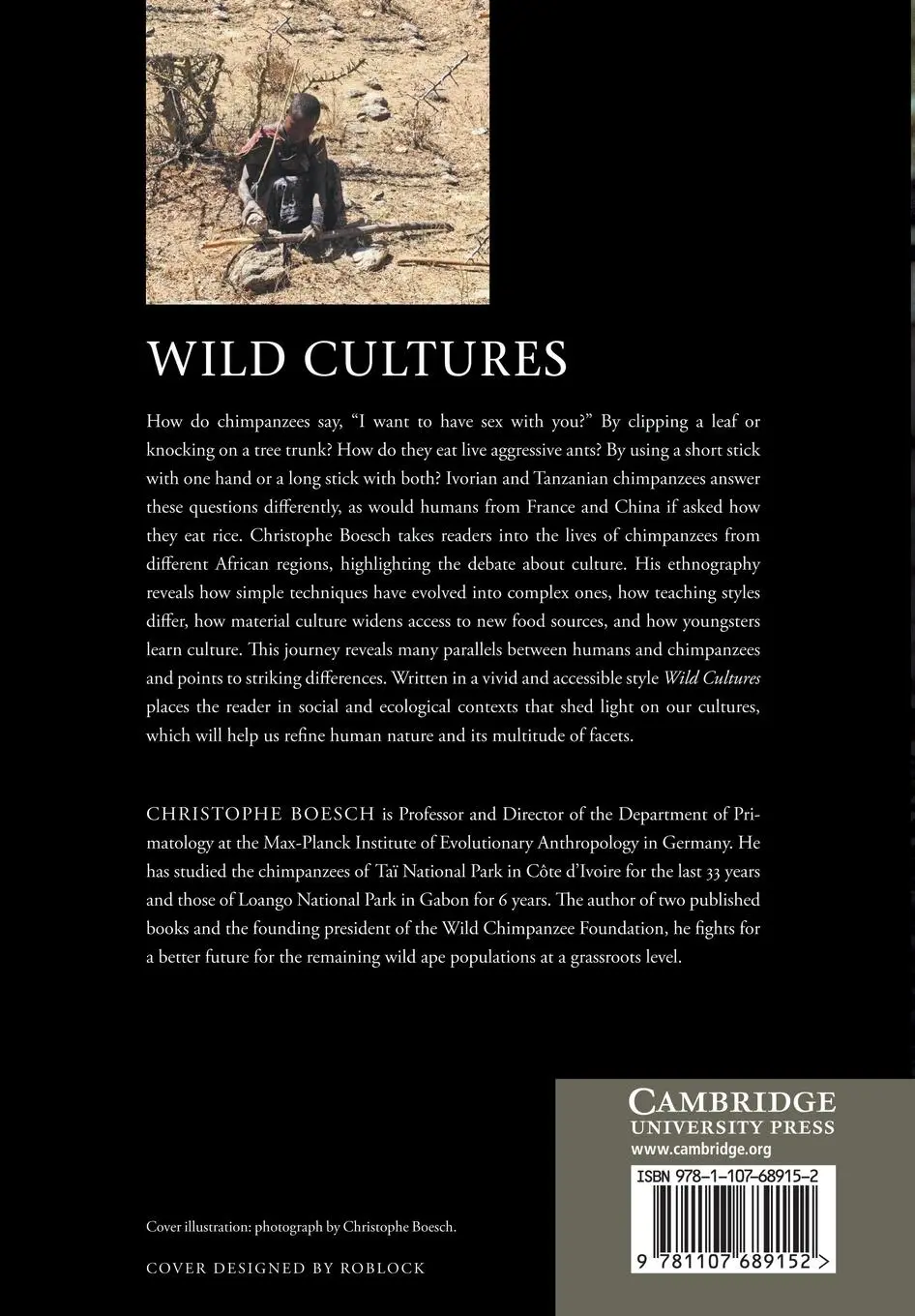 Rückseite: 9781107689152 | Wild Cultures | A Comparison Between Chimpanzee and Human Cultures