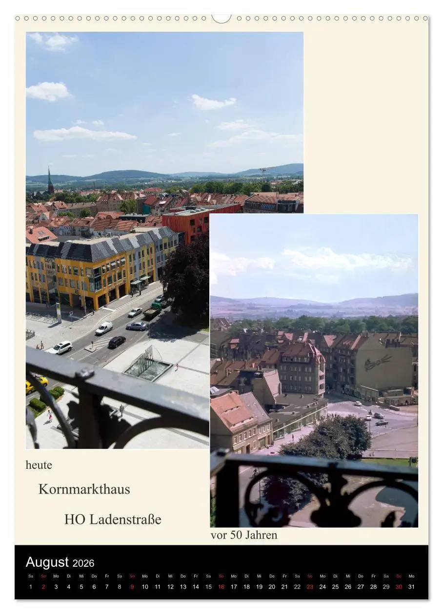 Bild: 9783516429152 | Bautzen vor 50 Jahren und heute (hochwertiger Premium Wandkalender...
