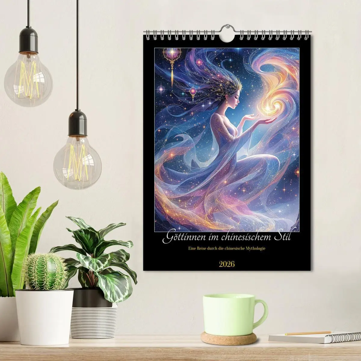 Bild: 9783516669152 | Göttinnen im chinesischem Stil (Wandkalender 2026 DIN A4 hoch),...