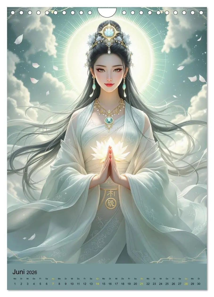 Bild: 9783516669152 | Göttinnen im chinesischem Stil (Wandkalender 2026 DIN A4 hoch),...