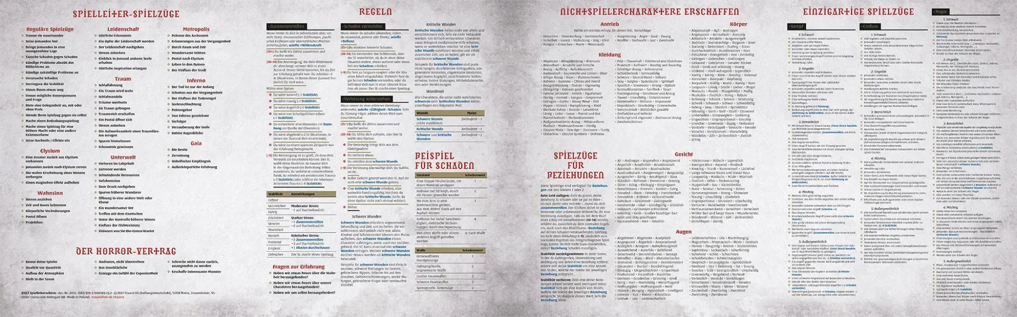 Bild: 9783949089152 | KULT Spielleiterschirm | Mario Truant | Buch | Papp-Bilderbuch | 2022