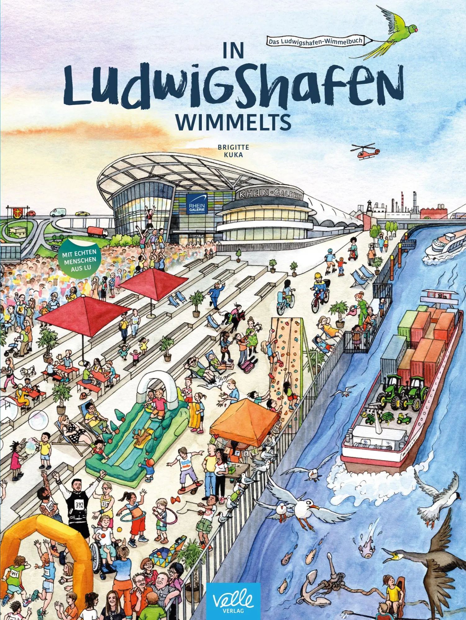 Cover: 9783982349152 | In Ludwigshafen wimmelts | Das Ludwigshafen-Wimmelbuch | Buch | 16 S.