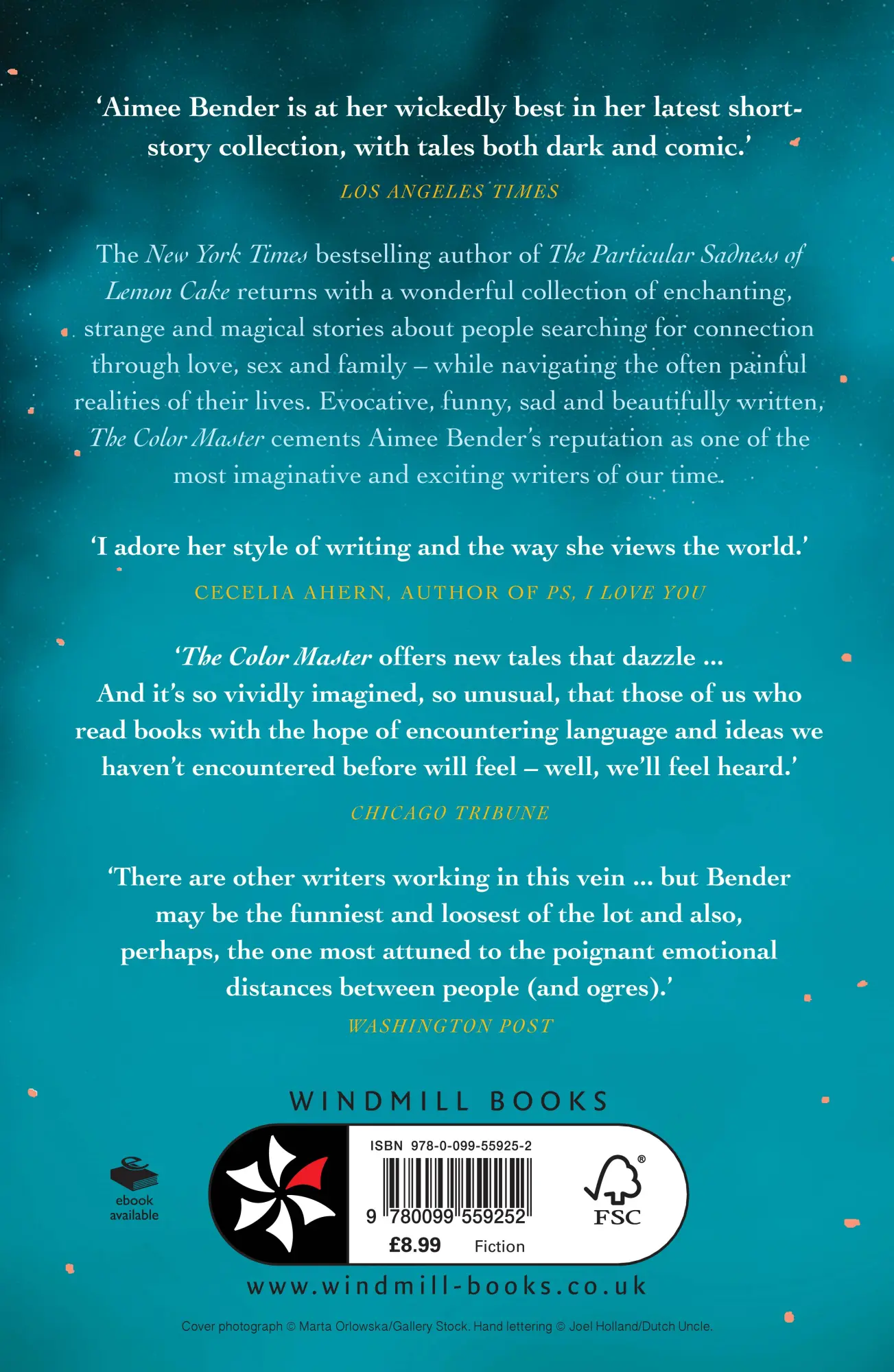 Rückseite: 9780099559252 | The Color Master | Aimee Bender | Taschenbuch | 222 S. | Englisch