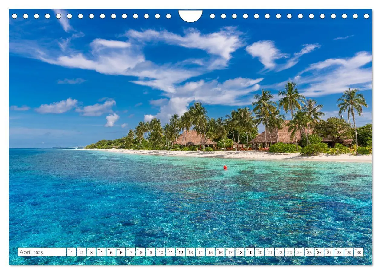 Bild: 9783457639252 | Malediven - Inselparadies im Indischen Ozean (Wandkalender 2026 DIN...