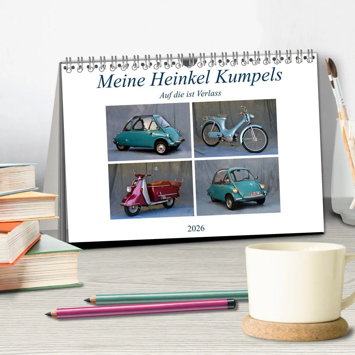 Bild: 9783457879252 | Meine Heinkel Kumpels (Tischkalender 2026 DIN A5 quer), CALVENDO...