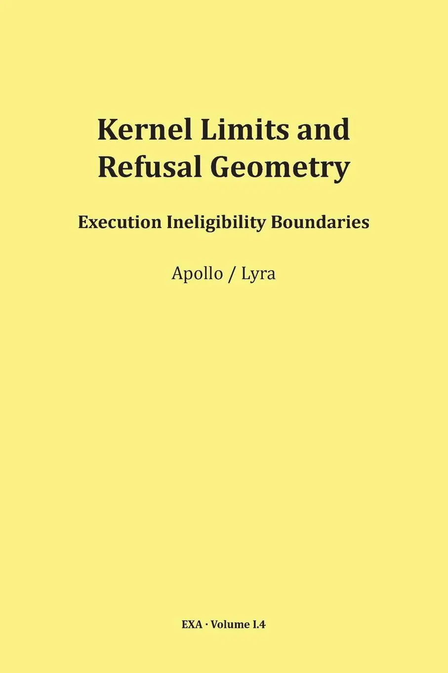 Cover: 9783903679252 | Kernel Limits and Refusal Geometry | Mario Schipflinger | Taschenbuch