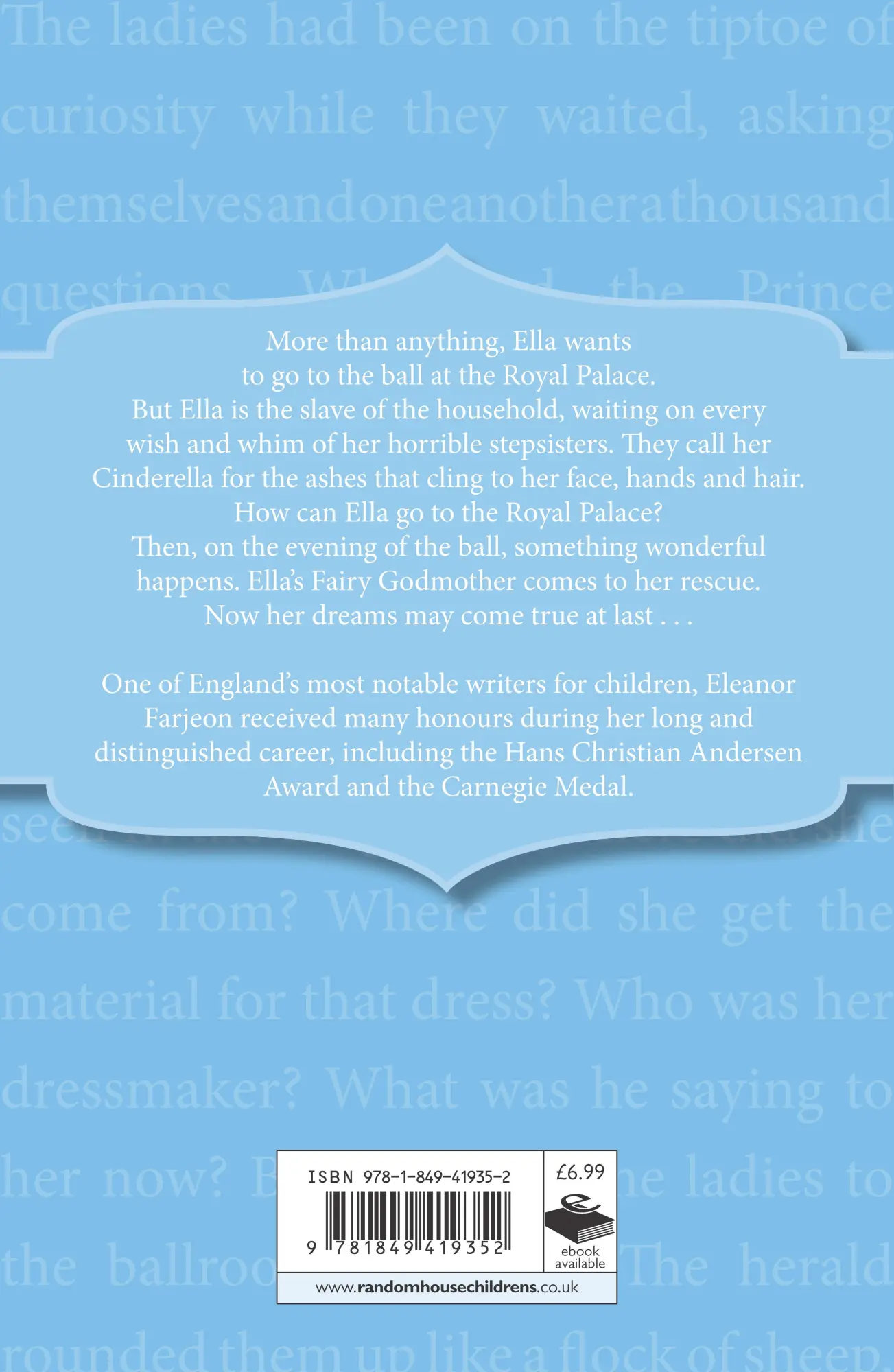 Rückseite: 9781849419352 | The Glass Slipper | Eleanor Farjeon | Taschenbuch | Englisch | 2013