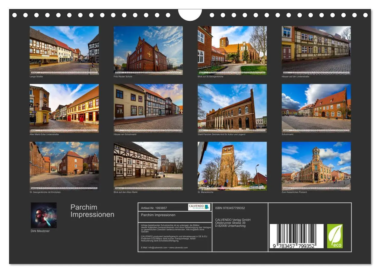 Bild: 9783457799352 | Parchim Impressionen (Wandkalender 2026 DIN A4 quer), CALVENDO...