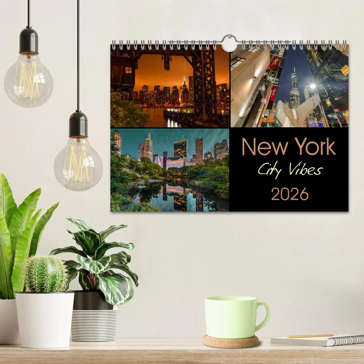 Bild: 9783457939352 | New York City Vibes (Wandkalender 2026 DIN A4 quer), CALVENDO...