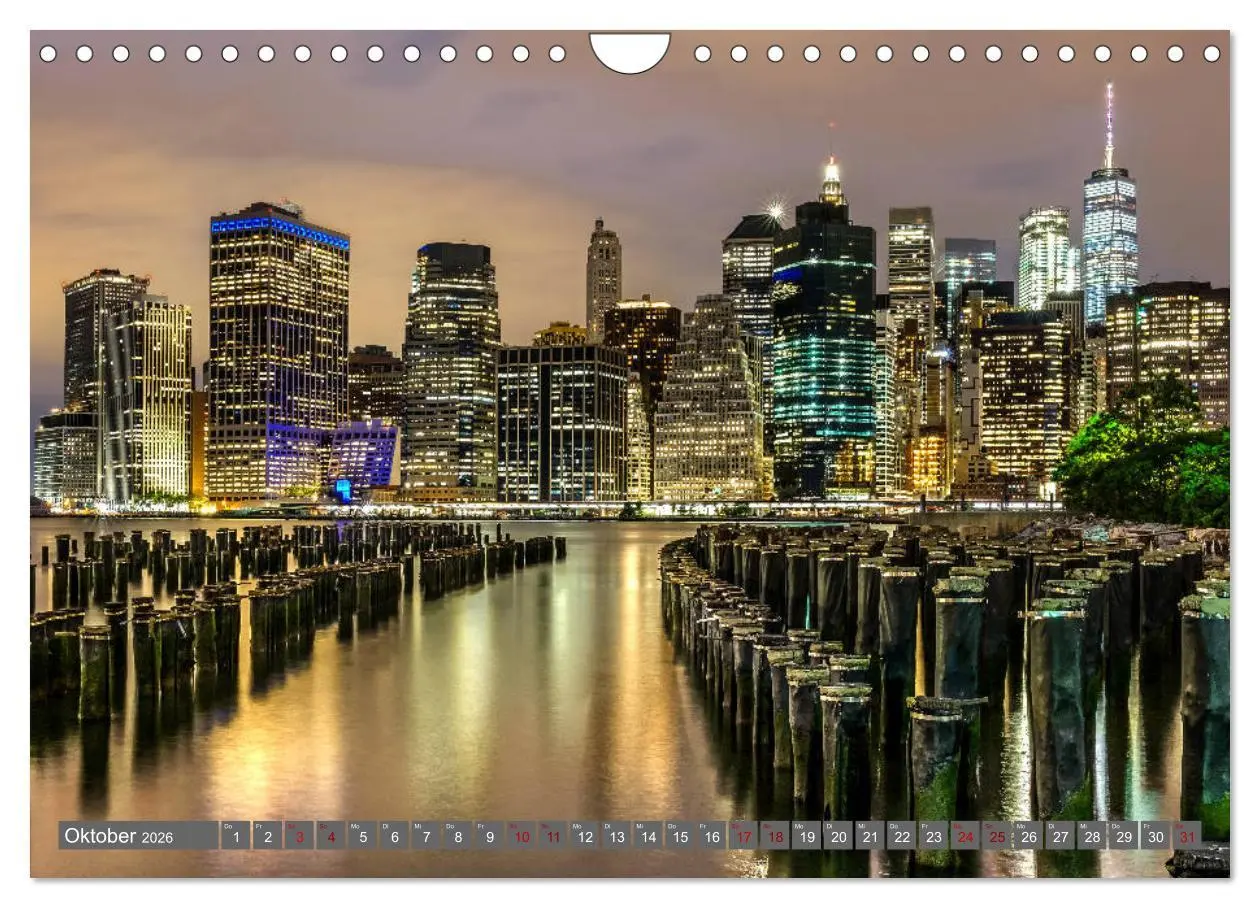 Bild: 9783457939352 | New York City Vibes (Wandkalender 2026 DIN A4 quer), CALVENDO...