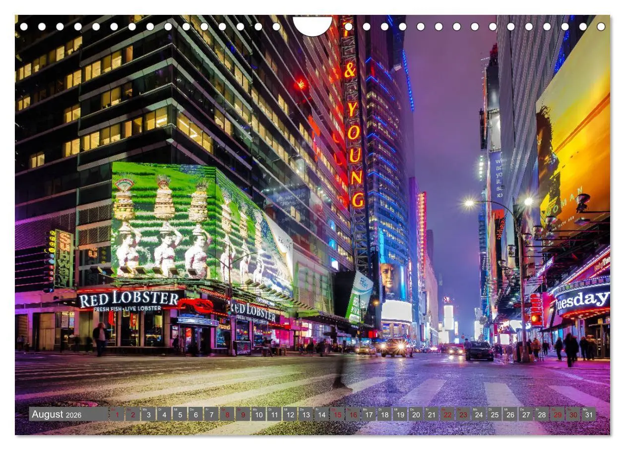 Bild: 9783457939352 | New York City Vibes (Wandkalender 2026 DIN A4 quer), CALVENDO...