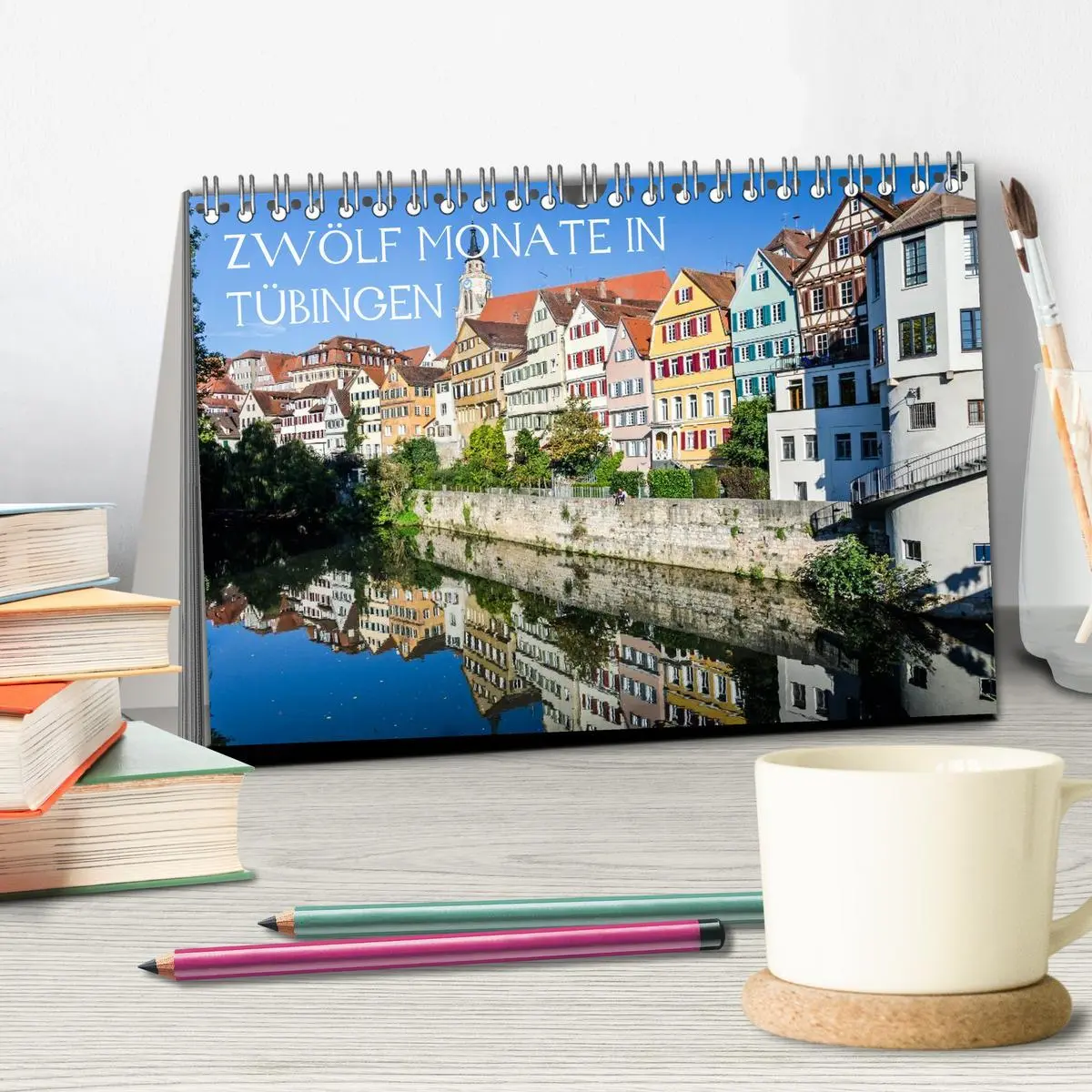 Bild: 9783516029352 | Zwölf Monate in Tübingen (Tischkalender 2026 DIN A5 quer), CALVENDO...
