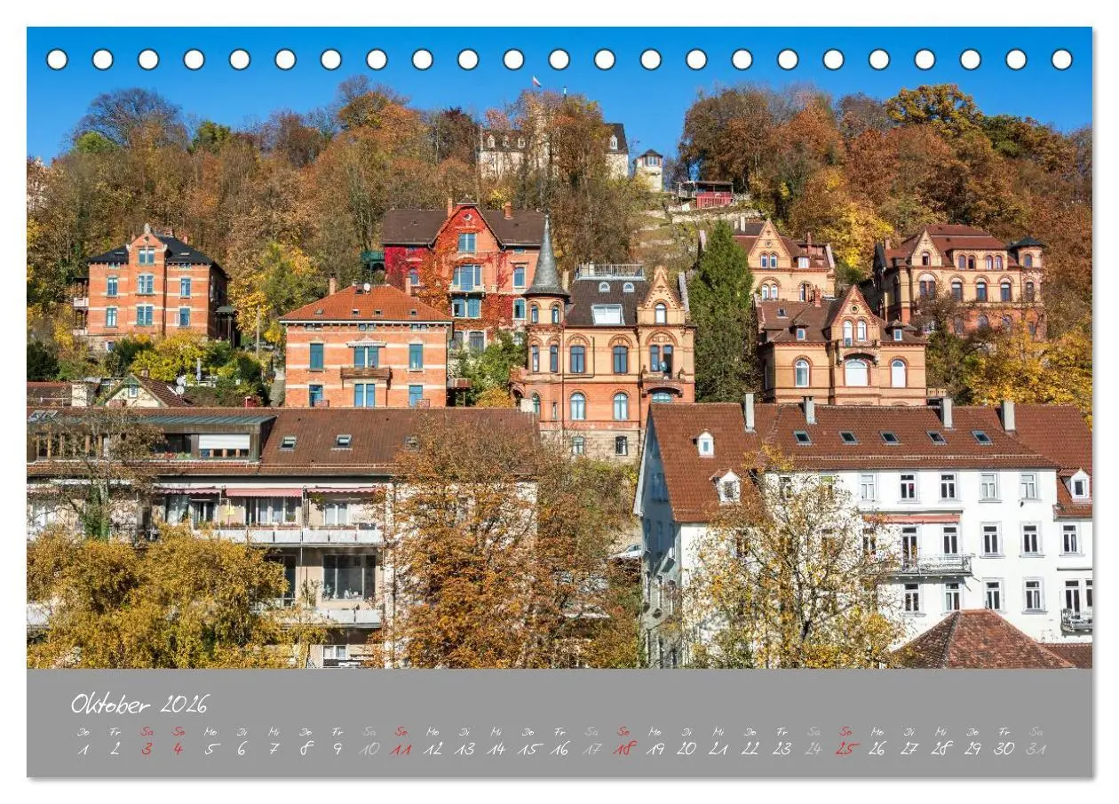 Bild: 9783516029352 | Zwölf Monate in Tübingen (Tischkalender 2026 DIN A5 quer), CALVENDO...