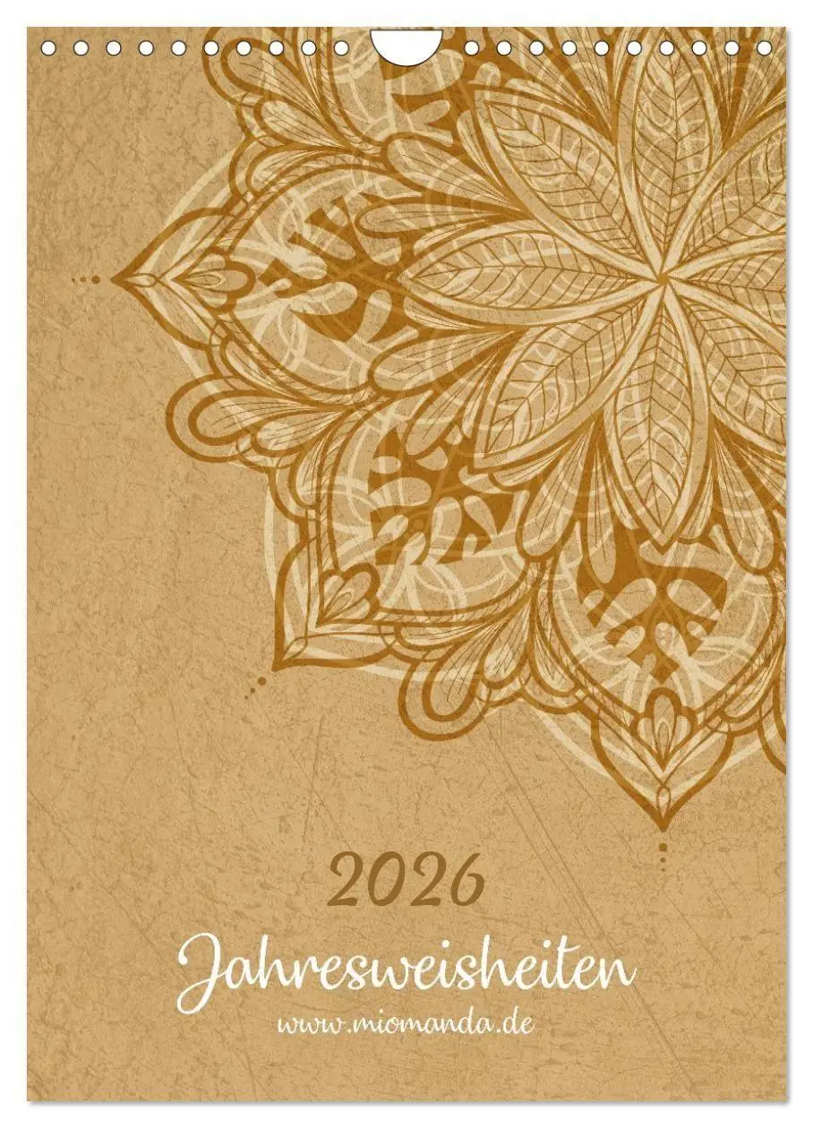 Cover: 9783516719352 | Jahresweisheiten (Wandkalender 2026 DIN A4 hoch), CALVENDO...