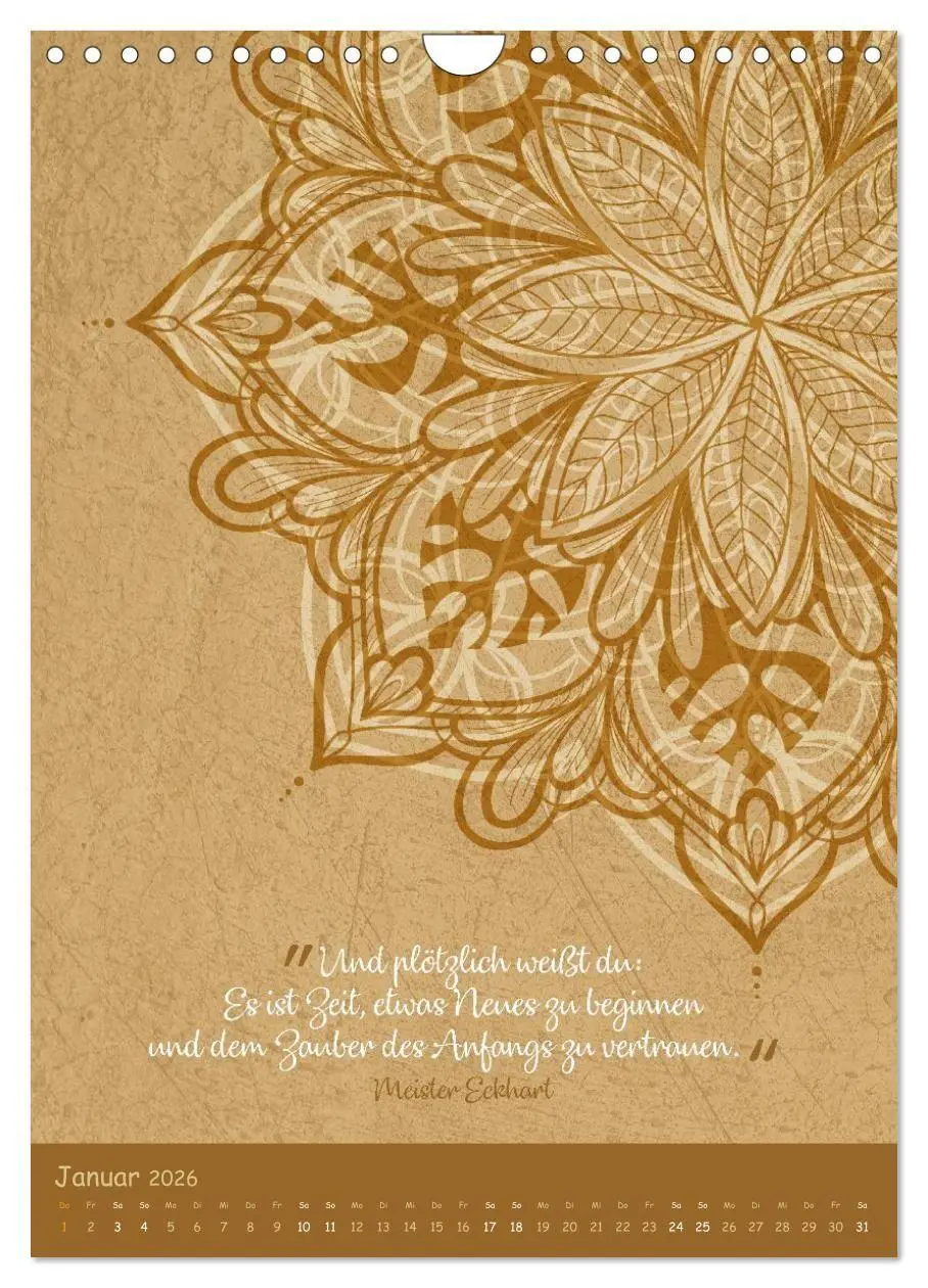 Bild: 9783516719352 | Jahresweisheiten (Wandkalender 2026 DIN A4 hoch), CALVENDO...