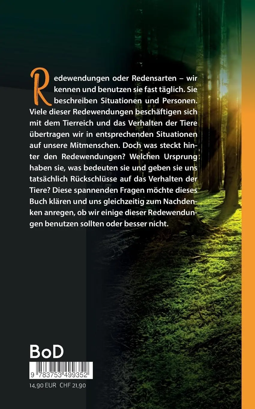 Rückseite: 9783753499352 | Der Wolf im Schafspelz | Das Buch der tierischen Redewendungen | Pauly