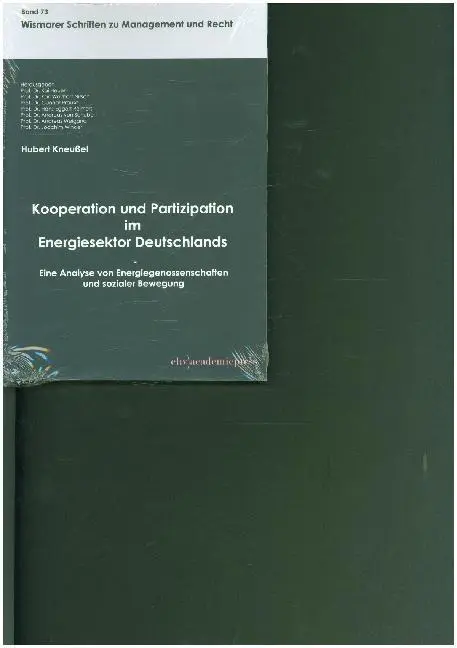 Cover: 9783867419352 | Kooperation und Partizipation im Energiesektor Deutschlands | Kneußel