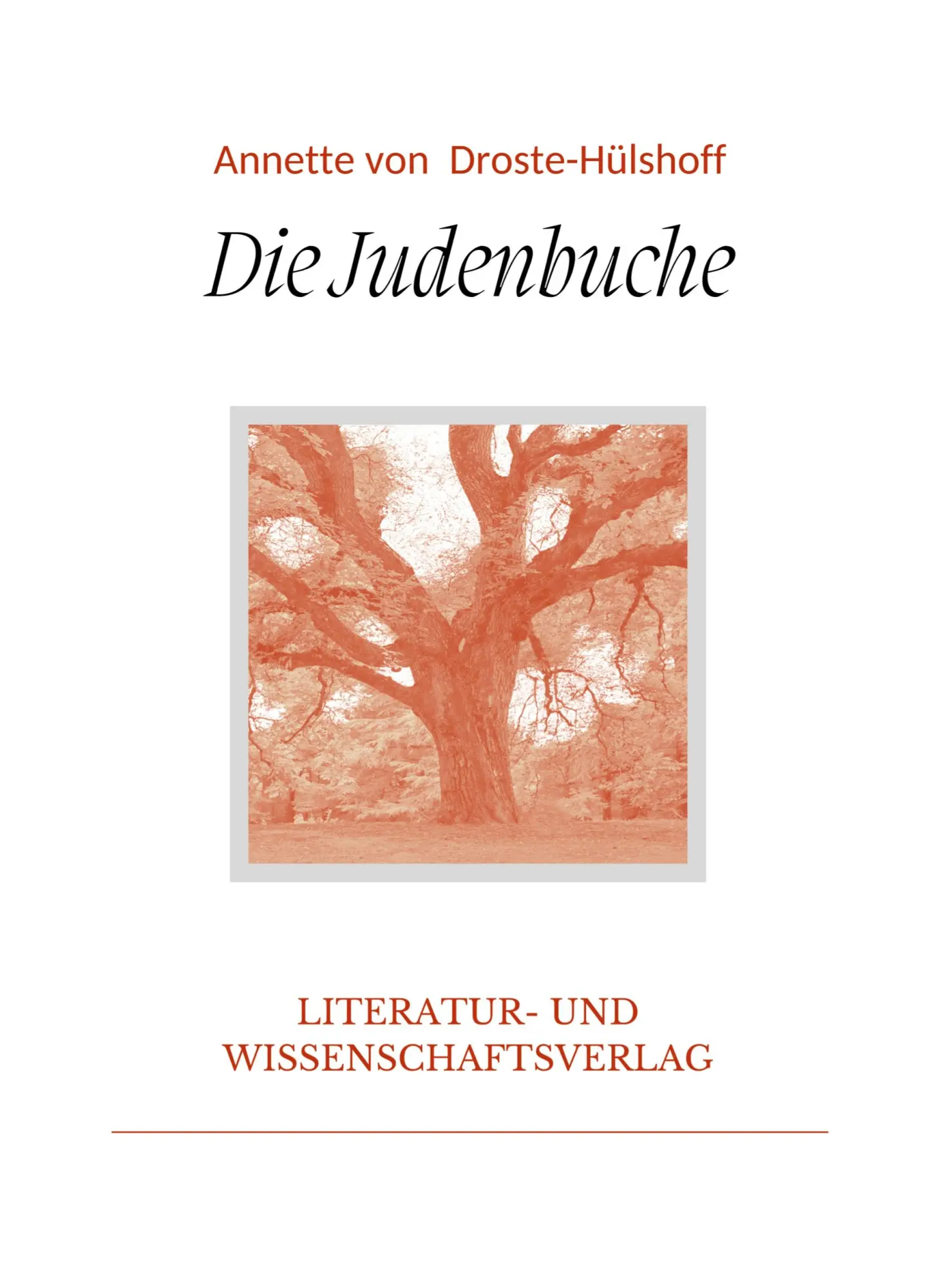 Cover: 9783965429352 | Annette von Droste-Hülshoff: Die Judenbuche. Vollständige Neuausgabe