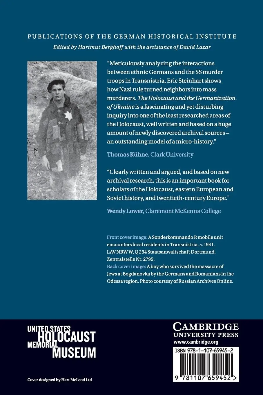 Rückseite: 9781107659452 | The Holocaust and the Germanization of Ukraine | Eric C. Steinhart