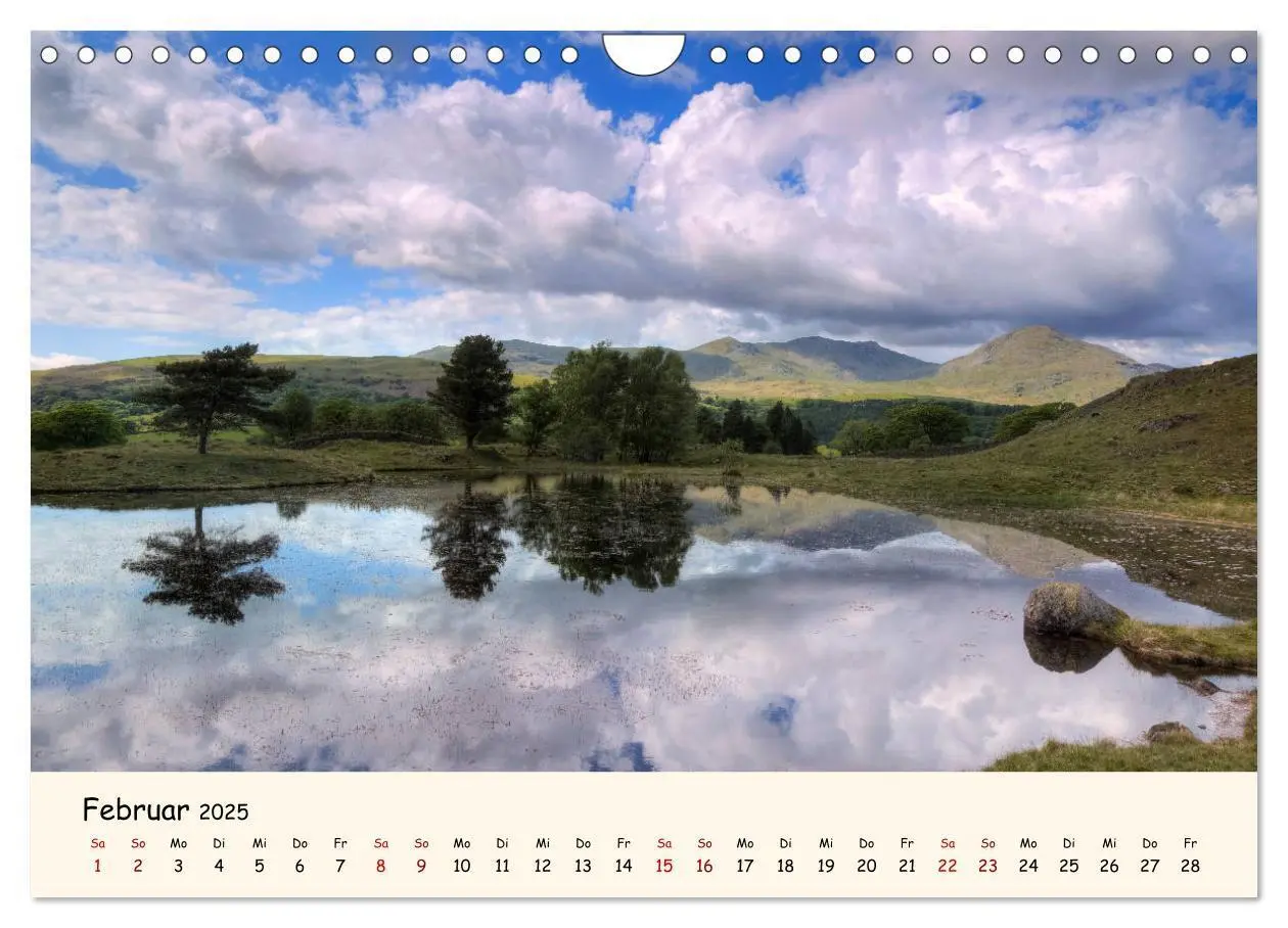 Bild: 9783435459452 | Lake District England (Wandkalender 2025 DIN A4 quer), CALVENDO...