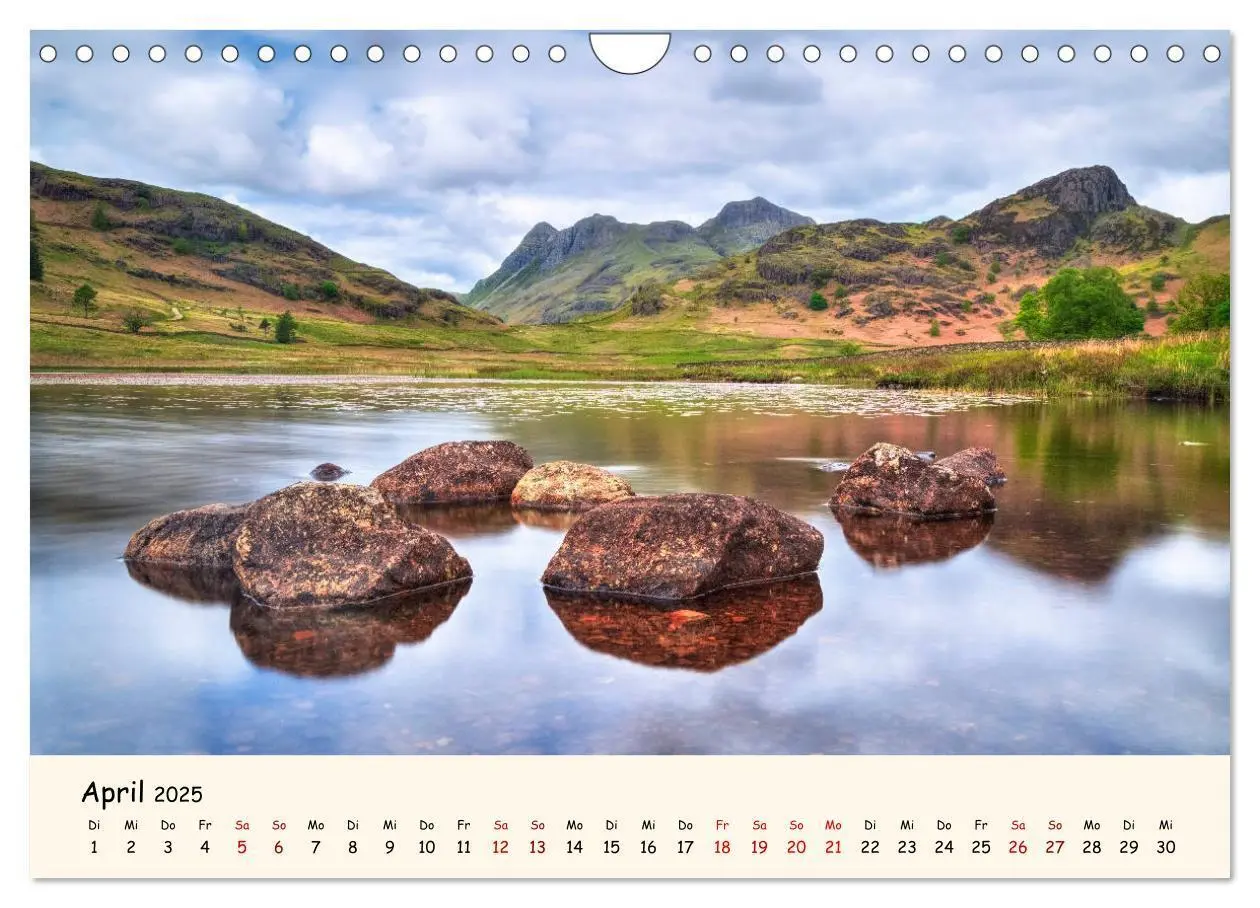 Bild: 9783435459452 | Lake District England (Wandkalender 2025 DIN A4 quer), CALVENDO...