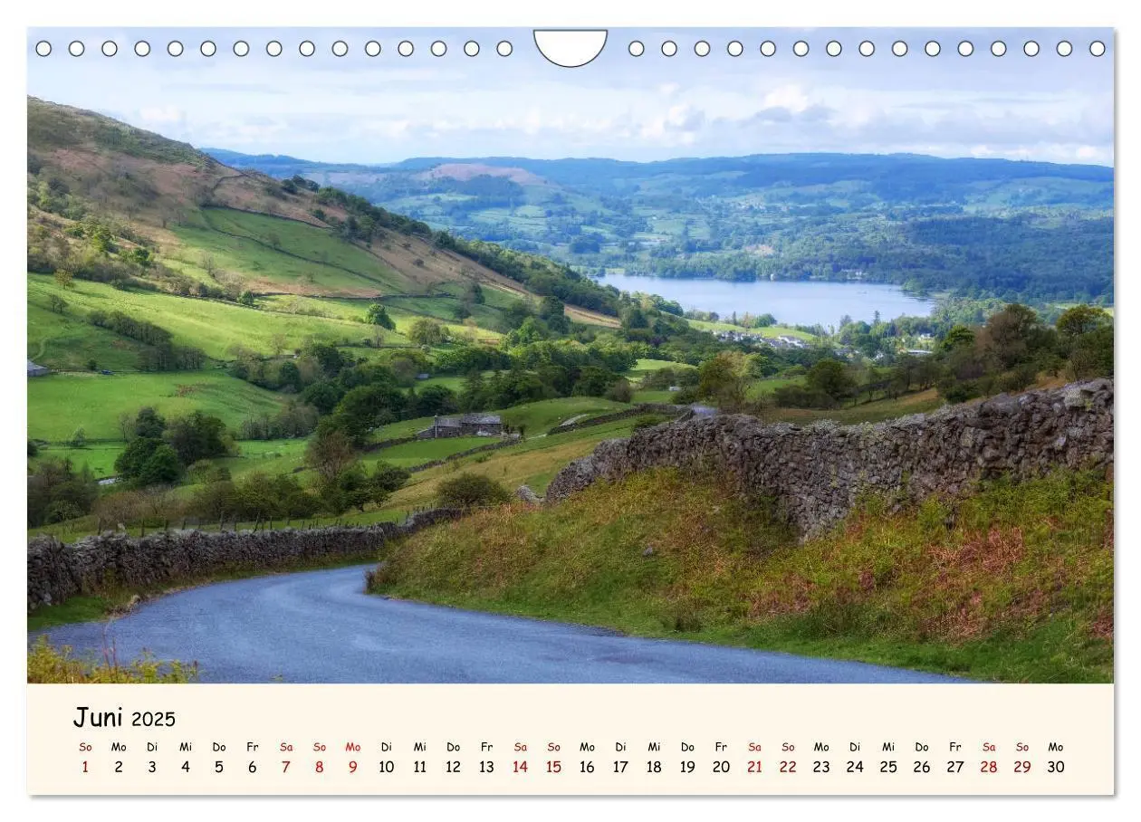 Bild: 9783435459452 | Lake District England (Wandkalender 2025 DIN A4 quer), CALVENDO...